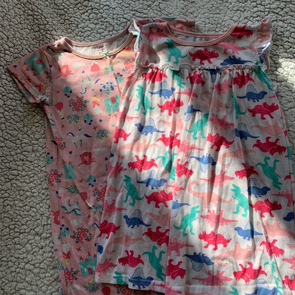 Girls 2 piece nightgowns